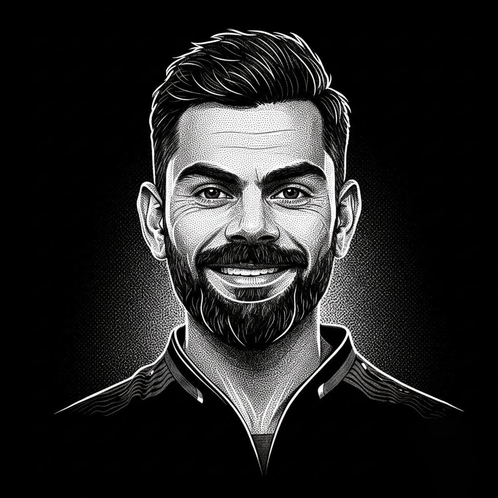 Sample result for: Stylized Halftone Engraved Portrait