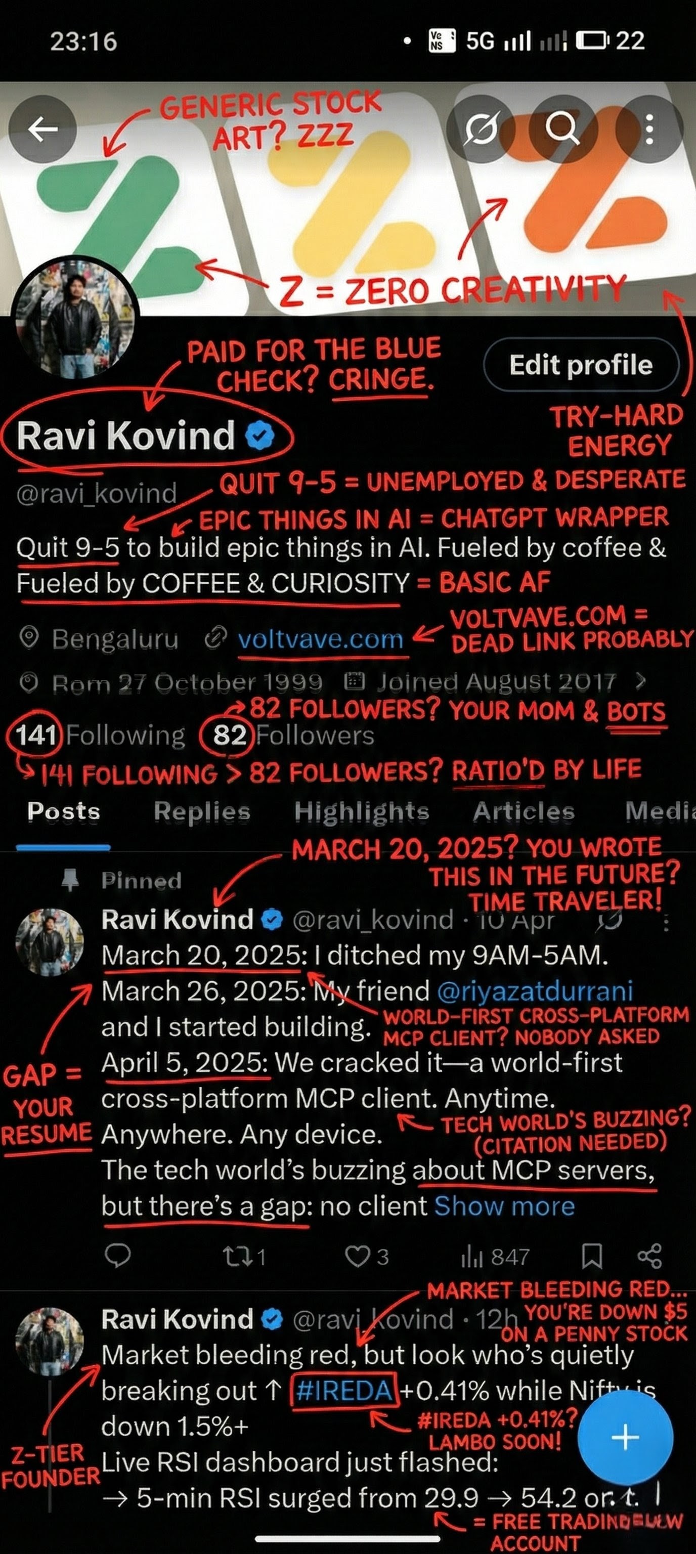 Sample result for: Full Unapologetic Profile Roast